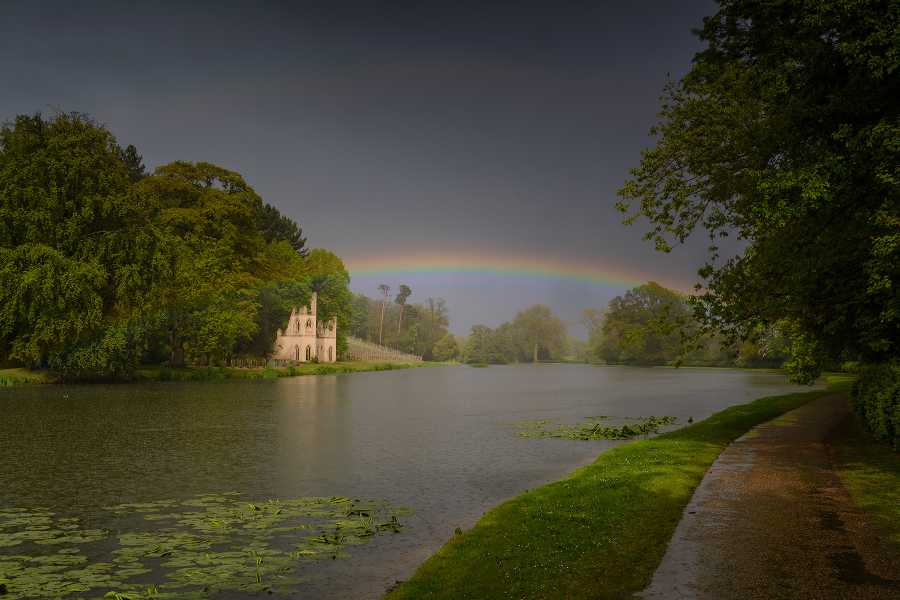 Rainbow over Painshill Park