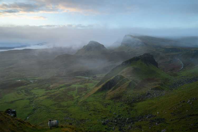 Misty morning at the Quiraing
